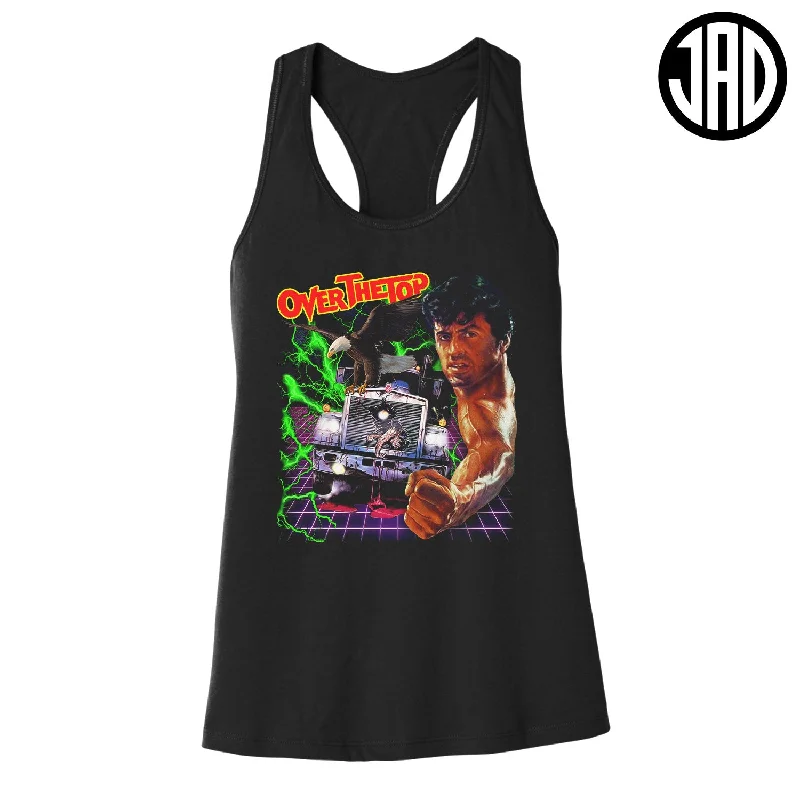 Over The Top - Women's Racerback Tank