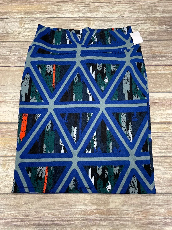 Effortless Wear Fits Soft Layers Skirt Midi By Lularoe In Blue, Size: M
