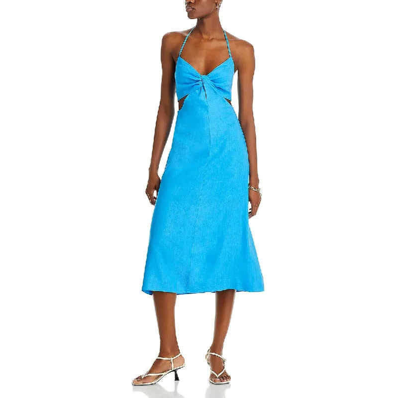 Streetwear Comfort Affordable Comfort Milly Womens O-Ring Long Maxi Dress