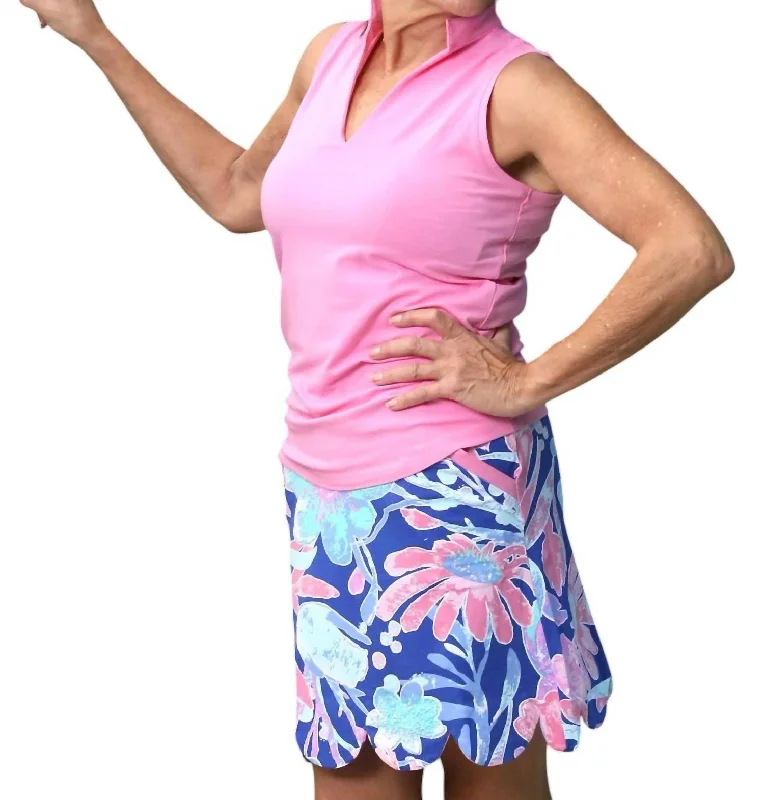 Comfy Pieces Daily Chic Sassy Skort In Blossoms