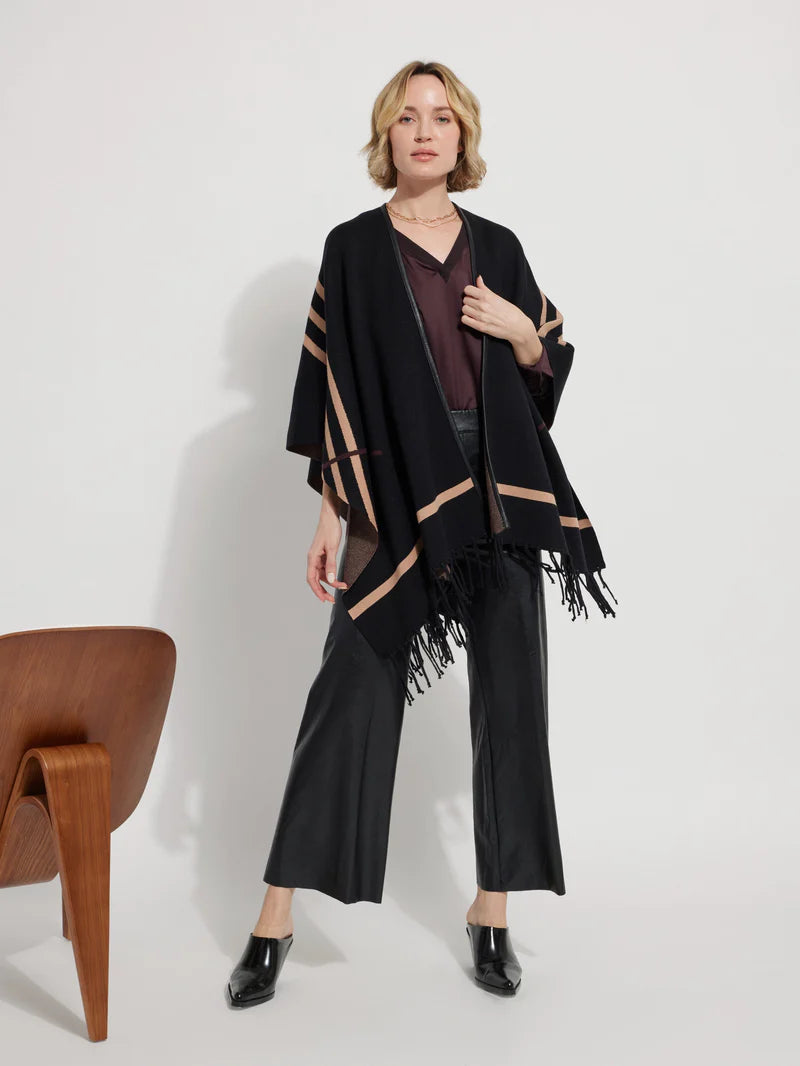 Fashion Comfort Trends Versatile Styles Lysse Arabella Sweater Wrap Broken Diamond