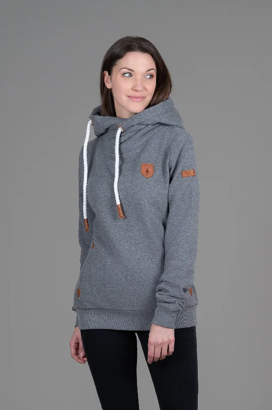 Cozy Essentials Warm Comfortwear Artemis Dark Heather Grey Hoodie
