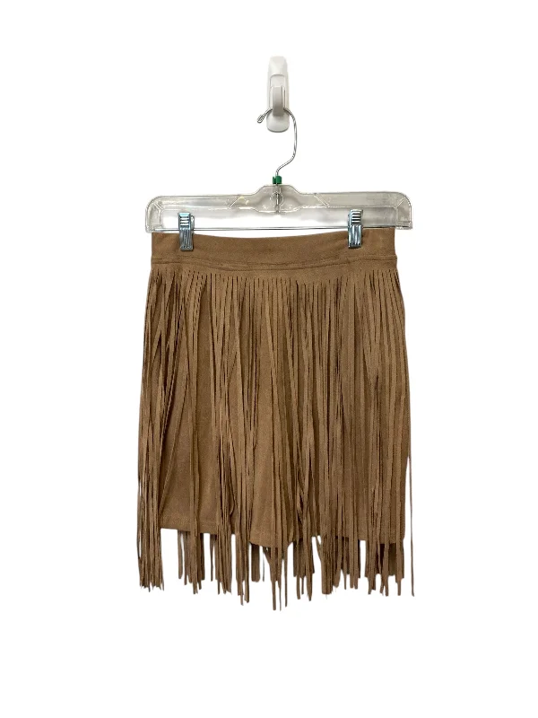 Simple Wear Fits Everyday Chic Skirt Mini & Short By Clothes Mentor In Brown, Size: S Simple Wear Fits Everyday Chic Skirt Mini & Short By Clothes Mentor In Brown, Size: S