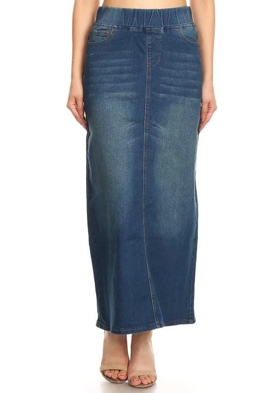 Cozy Fit Outfits Day-to-day Fashion Classic Waistband Long Denim (Vintage)