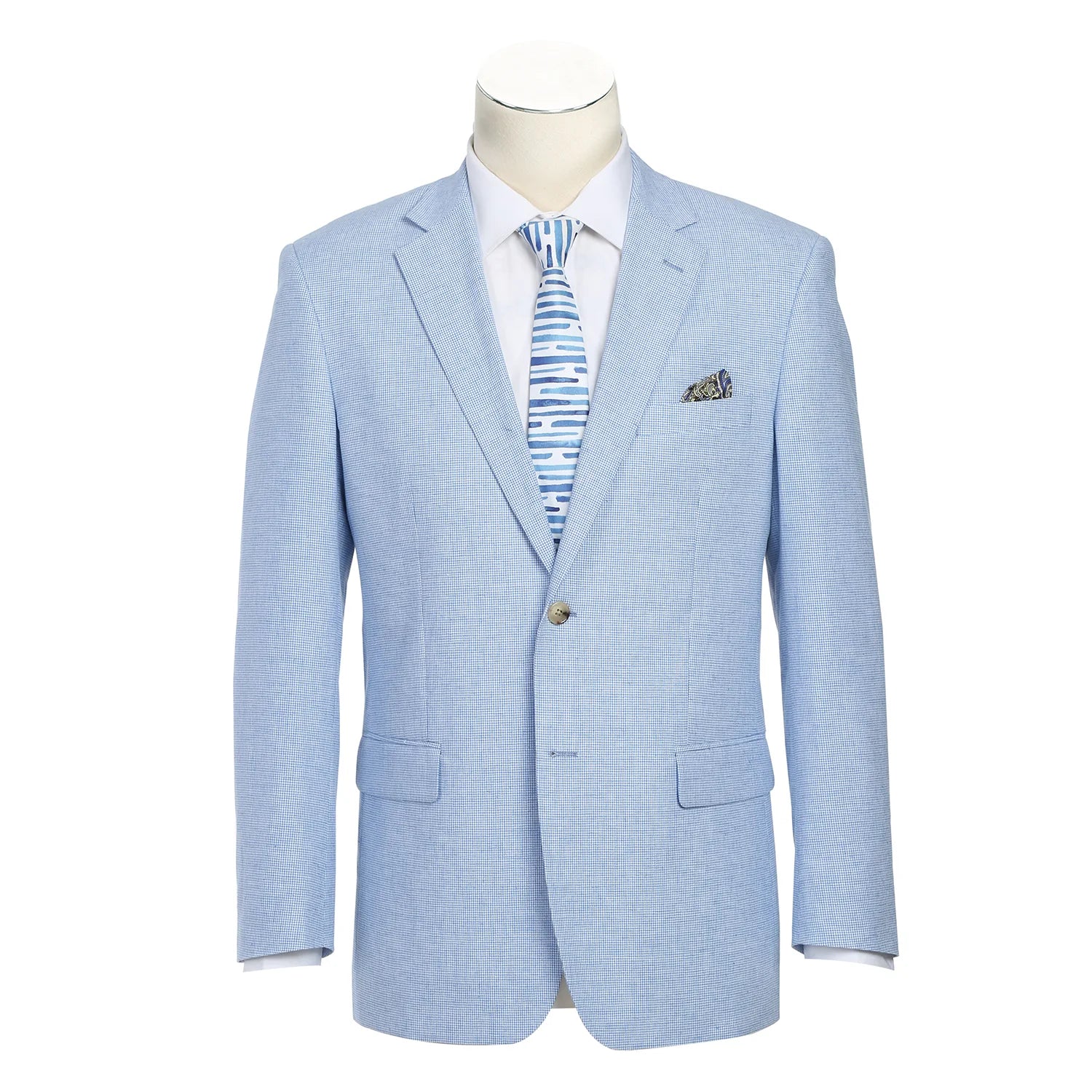 Classic Fit Linen/Cotton Sport Coat