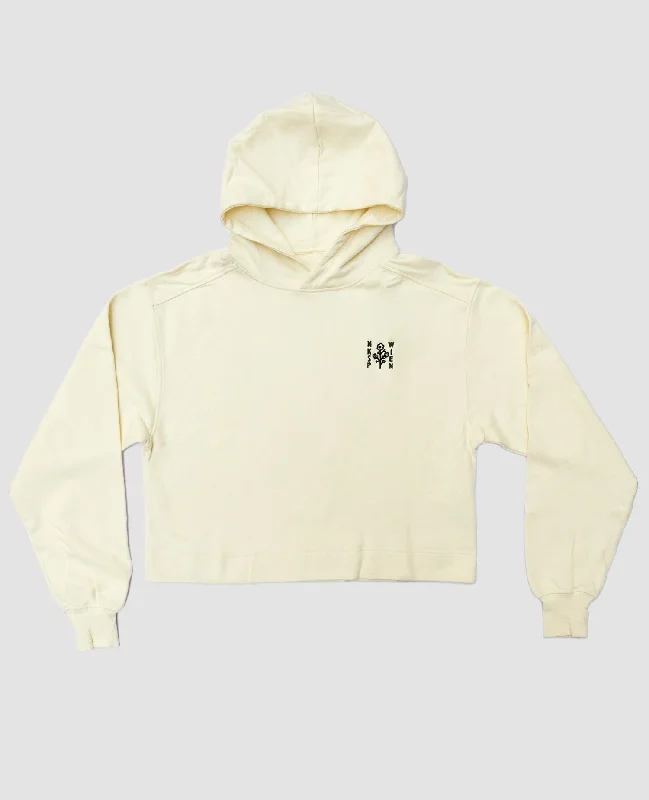 Comfortable Fashion Choices Comfy Wear Flower II Cropped Hoodie 