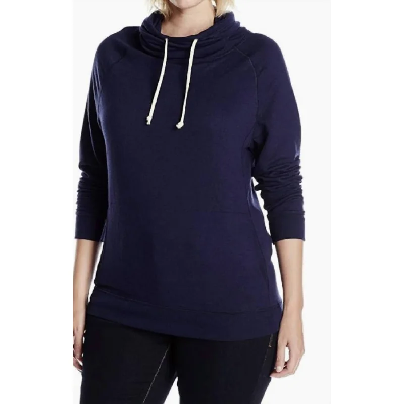 Stylish Daily Outfits Classy Comfortwear Champion - Plus Terry Funnel Neck Top