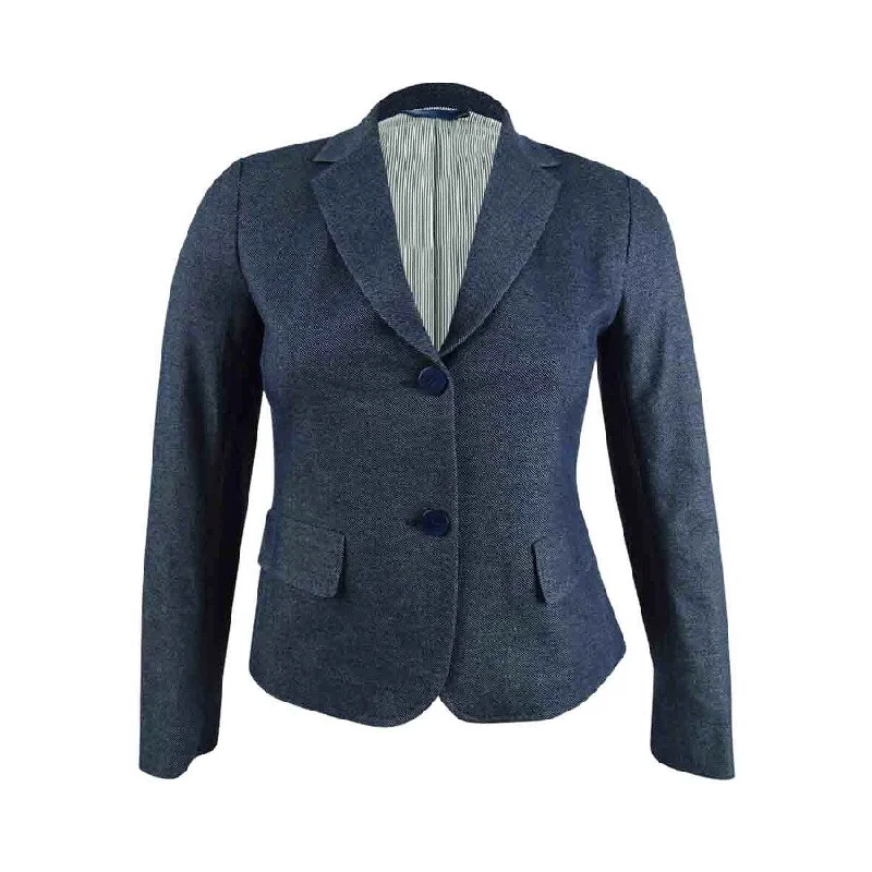 Simple Fashion Layers Day-to-day Comfort Weekend Max Mara Women's Denim Blazer