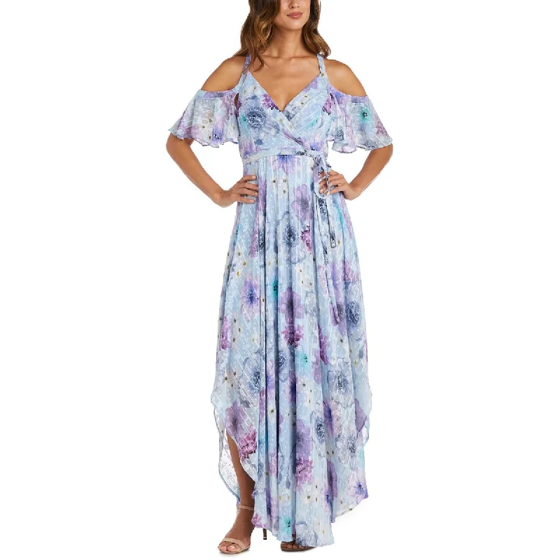 Smart Fashionwear Everyday Style NW Nightway Womens Chiffon Shadow Stripe Maxi Dress