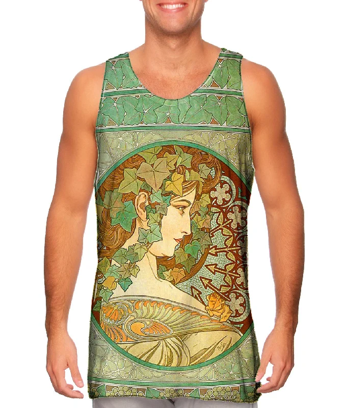 Cozy Looks Cozy Dresses Alphonse Mucha - "Laurel" (1901)