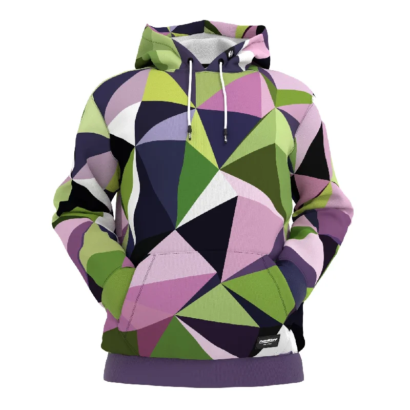 Street Comfort Clothing Simple Wear Cubes Patched Path Hoodie