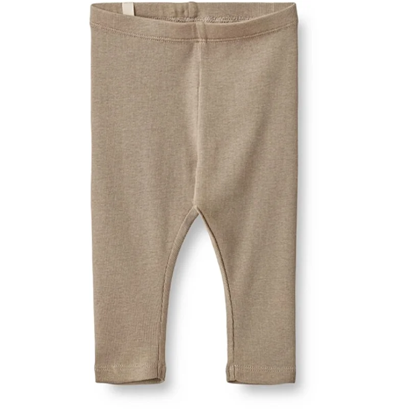 Chic Comforts Pieces Versatile Chic Wheat Greybrown Rib Leggings Maddy