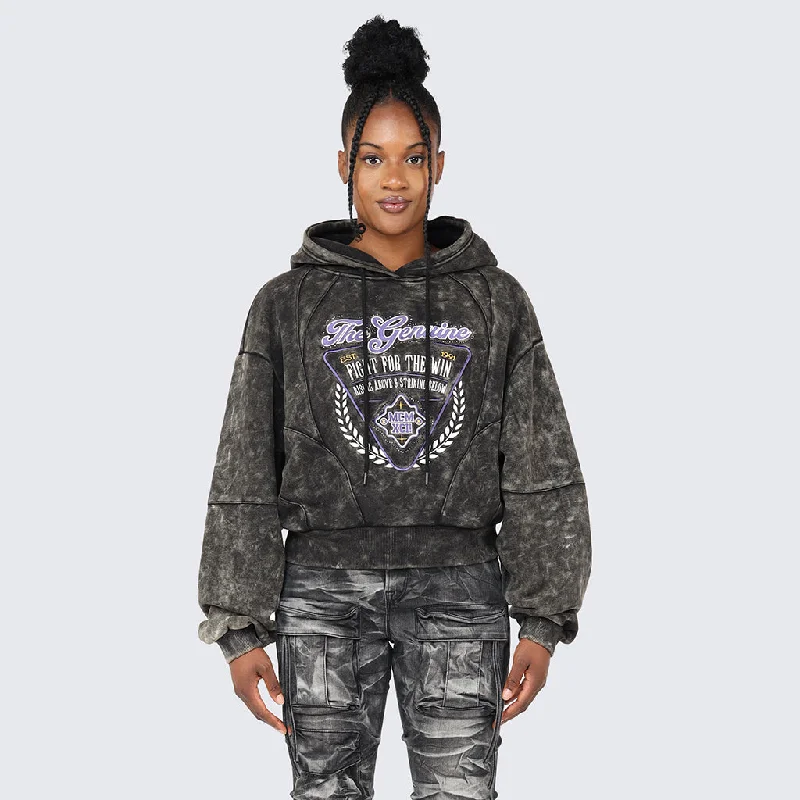 Soft and Cozy Apparel Daywear Fashion Oversized Pullover Hoodie - Graphite