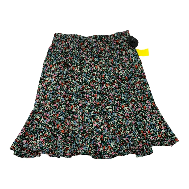 Budgeted Comfortable Wear Fashionable Comforts Skirt Mini & Short By Loft In Floral Print, Size: Xxs Budgeted Comfortable Wear Fashionable Comforts Skirt Mini & Short By Loft In Floral Print, Size: Xxs
