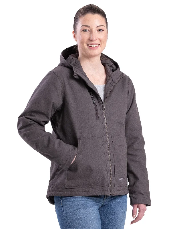 Chic Comfort Pieces Effortless Outfits Women's Softstone Duck Hooded Jacket