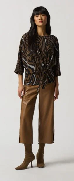 Affordable Comfort Styles Affordable Outfits Joseph Ribkoff Side Knot Boxy Top Style 233150 Black/Multi Affordable Comfort Styles Affordable Outfits Joseph Ribkoff Side Knot Boxy Top Style 233150 Black/Multi