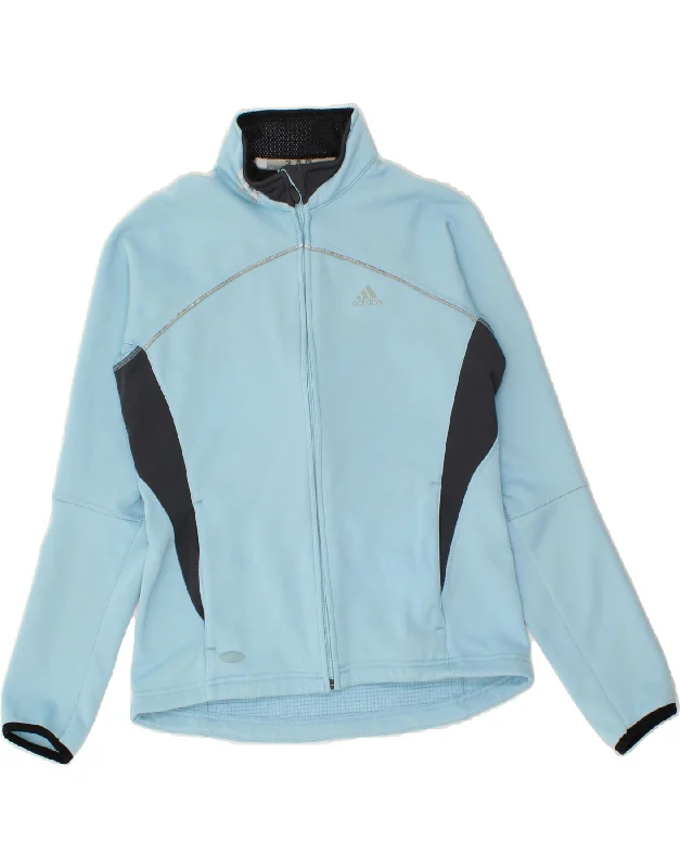 Trendy Warm Looks Relaxed Wardrobe ADIDAS Womens Tracksuit Top Jacket UK 12 Medium Blue Colourblock Polyester Trendy Warm Looks Relaxed Wardrobe ADIDAS Womens Tracksuit Top Jacket UK 12 Medium Blue Colourblock Polyester