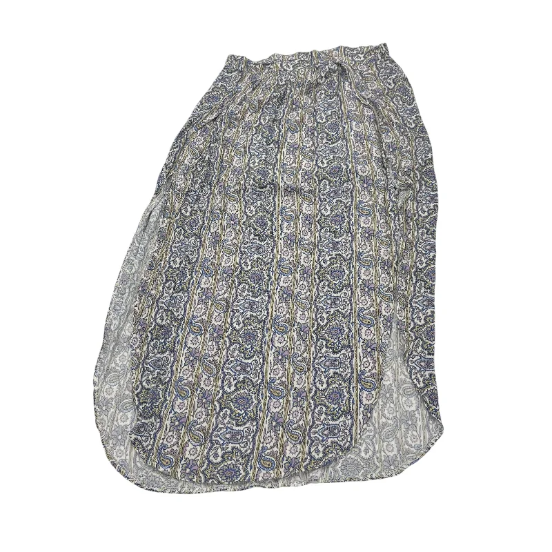 Cozy Essentials Relaxed Fashion SKIRT MAXI By AMERICAN EAGLE In BLUE & WHITE, Size:L Cozy Essentials Relaxed Fashion SKIRT MAXI By AMERICAN EAGLE In BLUE & WHITE, Size:L