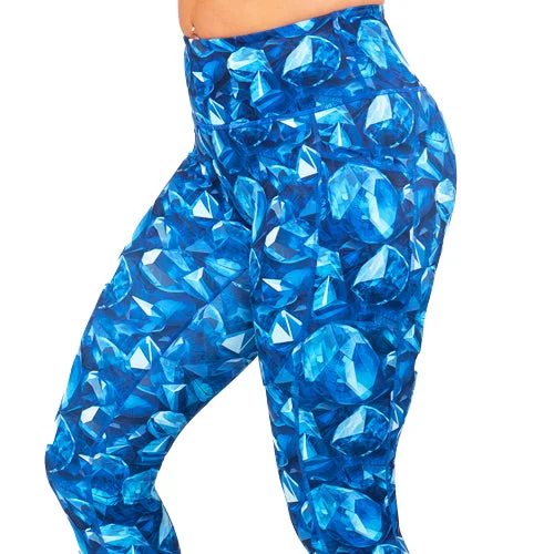 Budgeted Comfortable Wear Everyday Style Sapphire Leggings