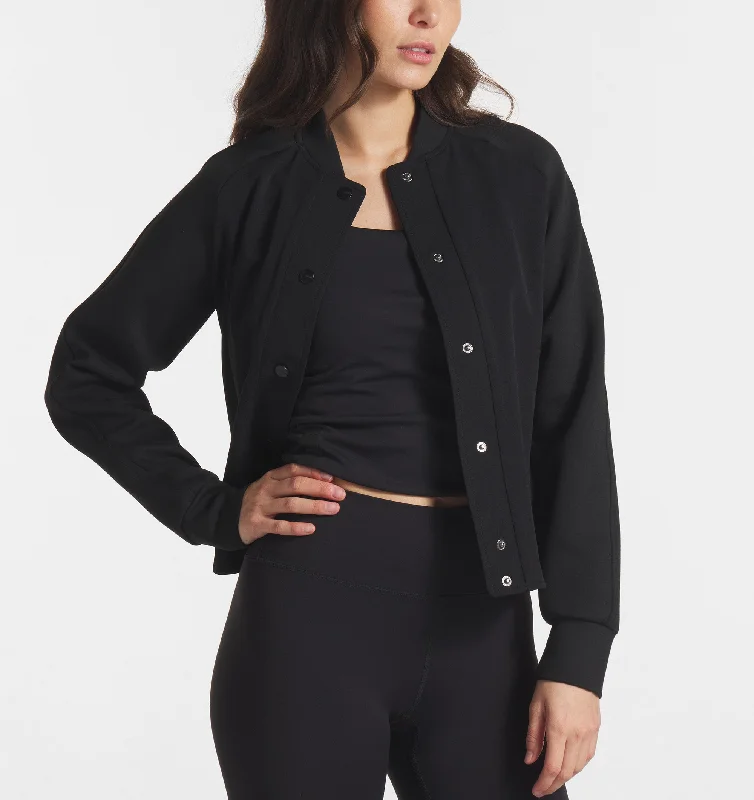 Cozy Fashion Trends Simple Comfort Style Jetset Bomber Jacket