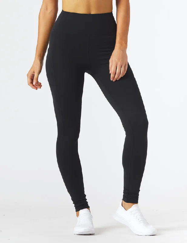 Taper Legging: Black