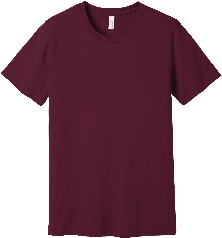 Relaxed Fit Choices Comfortable Daywear BELLA+CANVAS Unisex Jersey Short Sleeve Tee - Maroon Relaxed Fit Choices Comfortable Daywear BELLA+CANVAS Unisex Jersey Short Sleeve Tee - Maroon