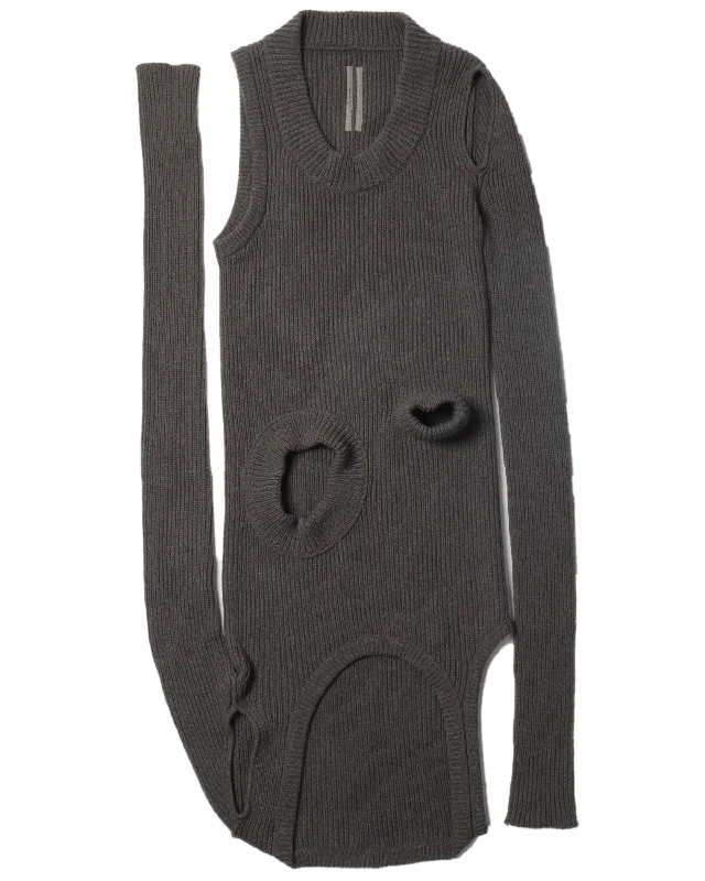 Relaxed and Fashionable Cozy Textures Banana Deconstructed Sweater
