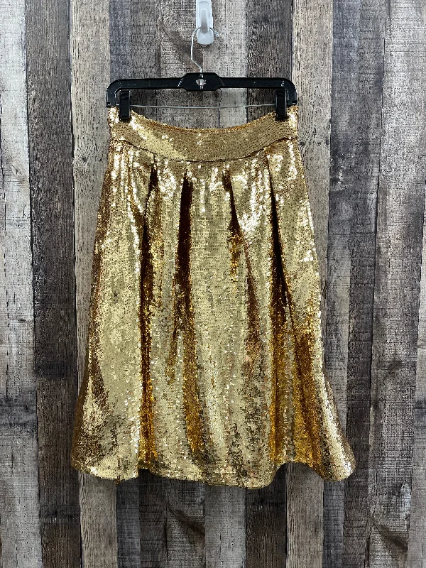 Skirt Midi By Mi Ami In Gold, Size: M