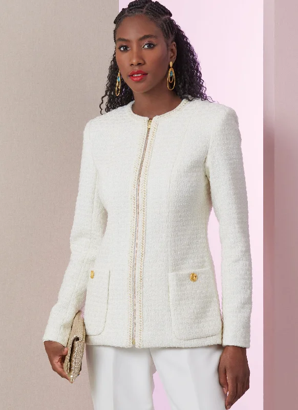 Relaxed Fit Choices Affordable Outfits Vogue Jackets V2015