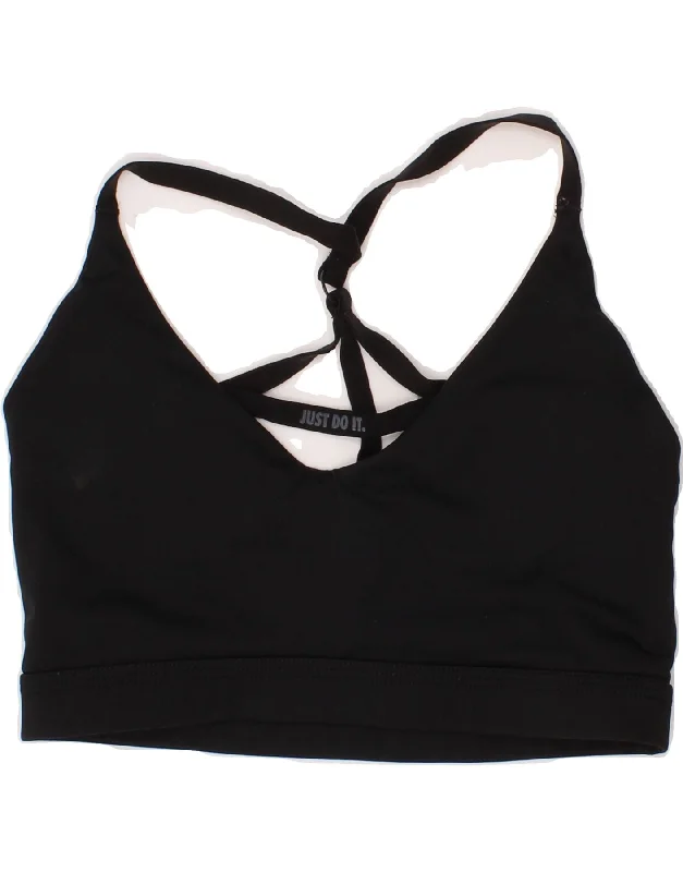Affordable Layers Cozy Essentials NIKE Womens Sport Bra Top UK 8 Small Black