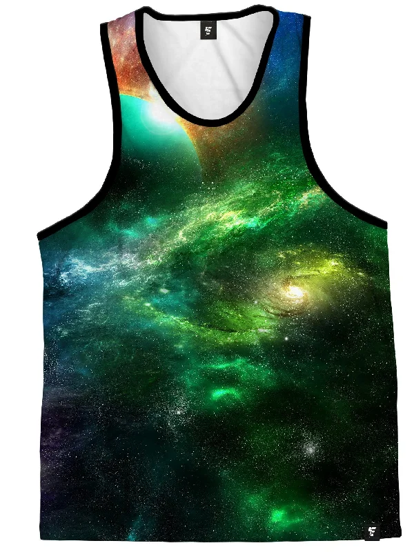 Cozy Fabric Fits Cozy Wardrobe Space Art Unisex Tank Top