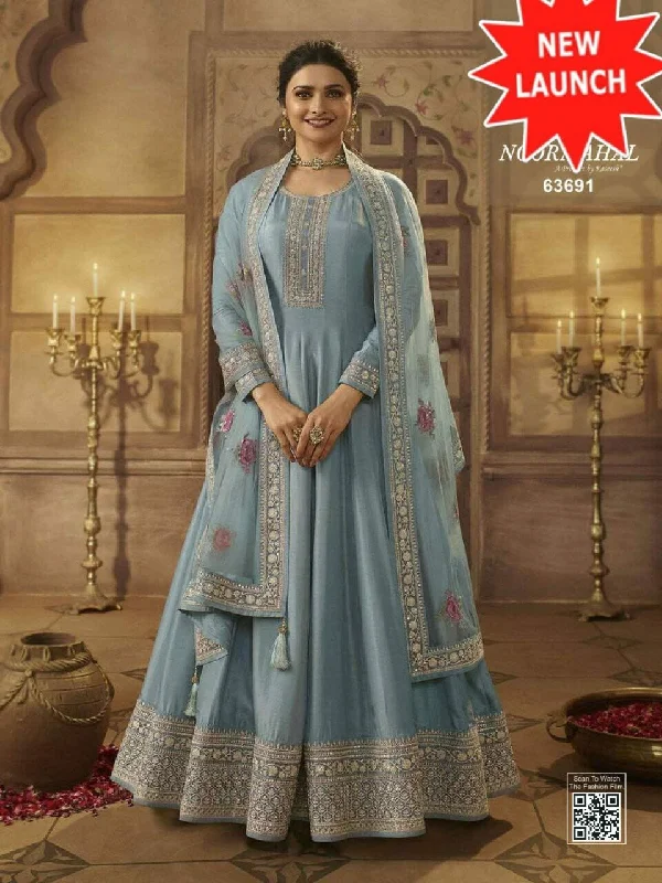 63691 Heavy Dola Silk Hit Designer Suit