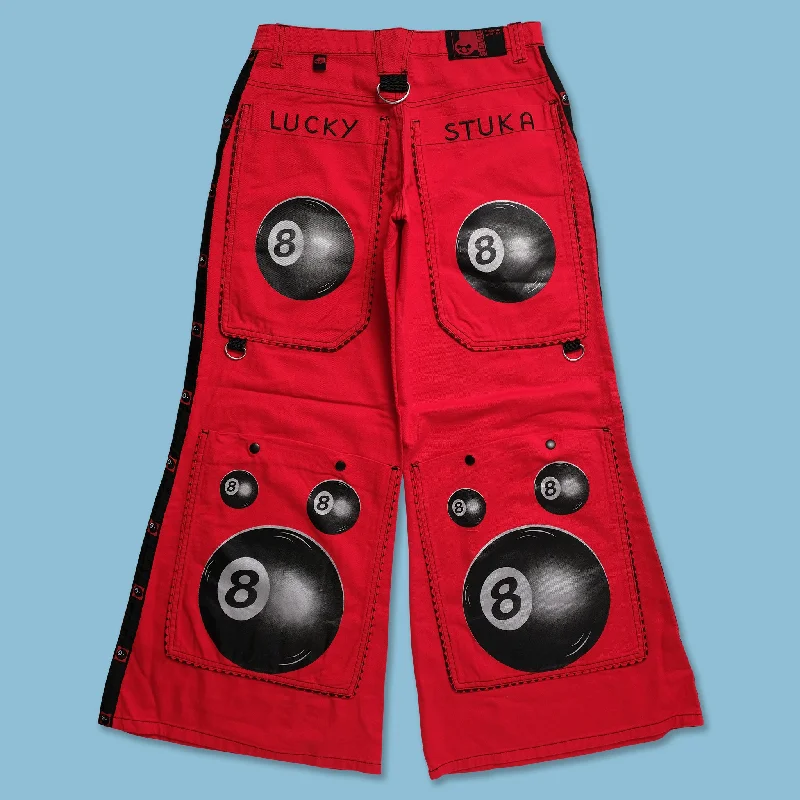 Y2K 8 Ball Baggy Pants 32x33