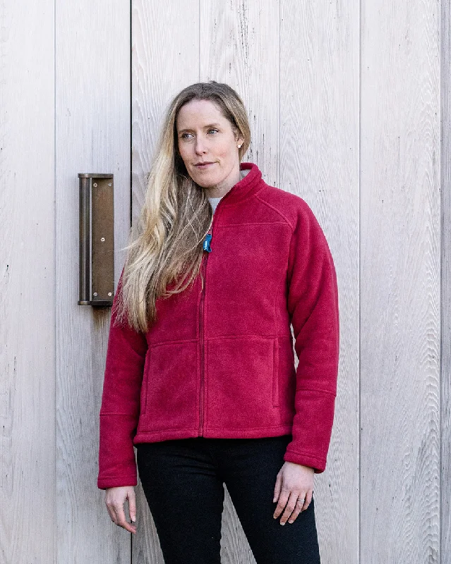 Cozy Everyday Wardrobe Soft Apparel Cuthbert Jacket in Spiced Red