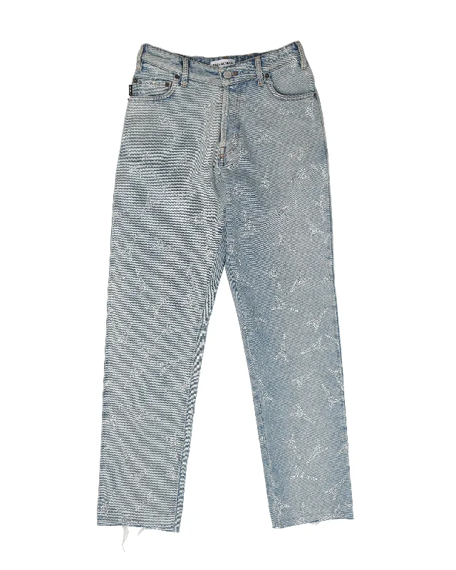 Warm Textures Effortless Style Eiffel Tower Denim