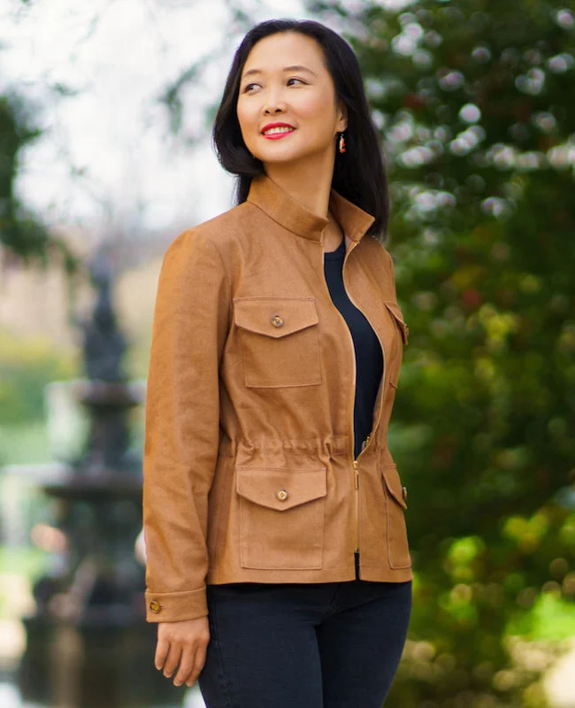 Simple Chic Wear Modern Comfortwear Itch to Stitch Delaware Jacket
