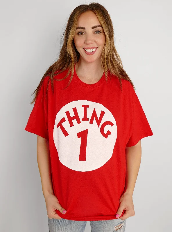 Comfy Clothing Choices Trendy Layers Thing 1 Tee