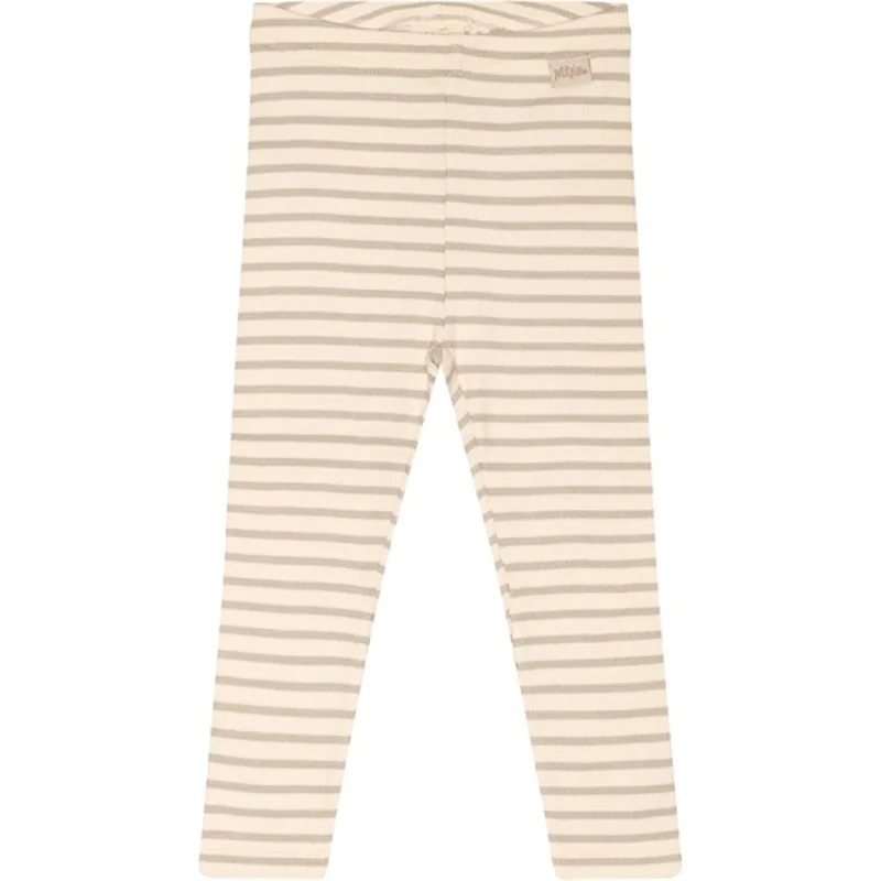 Casual Trend Pieces Practical Fashion Petit Piao® Soft Sand/Off White Leggings Modal Striped