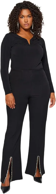 Practical Wear Pieces Chic Fit Flared Bootup  Plus-Size Hose