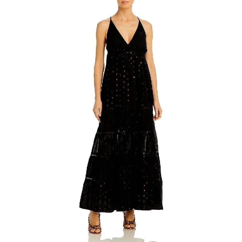 Chic Comfort Pieces Casual Comfort PQ Swim Womens Amelie Cotton Long Maxi Dress