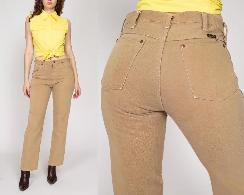 Affordable Comfort Styles Relaxed Wardrobe Small 70s Wrangler Tan Unisex Jeans