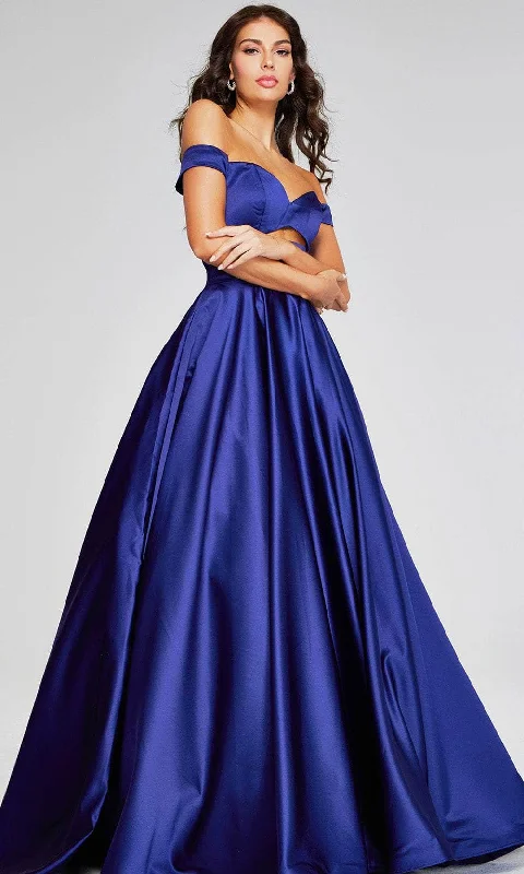 Cozy Looks Day Comfort Jovani 40787 - Sweetheart Off-Shoulder Prom Gown
