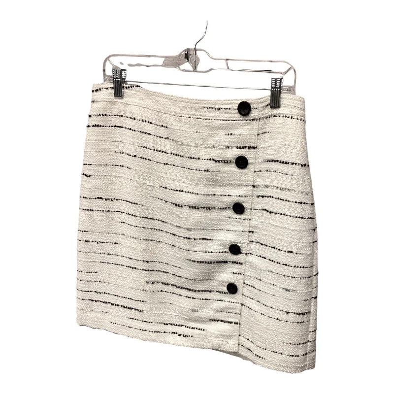 Relaxed Street Styles Modern Daywear Skirt Midi By Ann Taylor In White, Size: 10