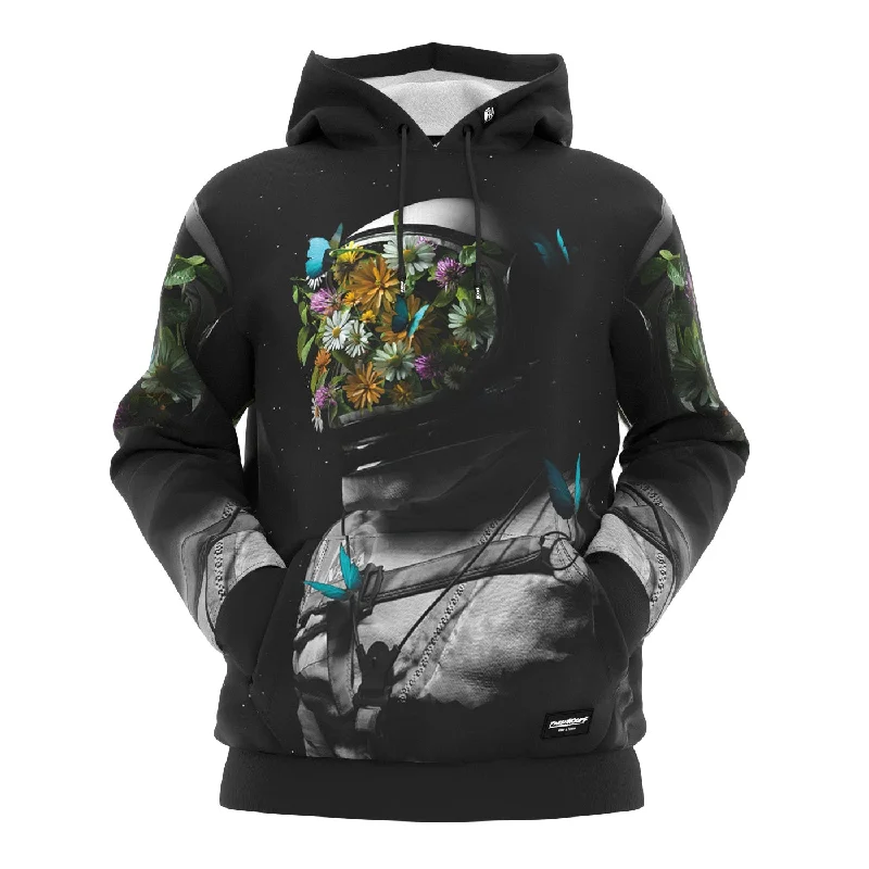 Cozy Fashion Styles Warm Layers Flower Face Hoodie