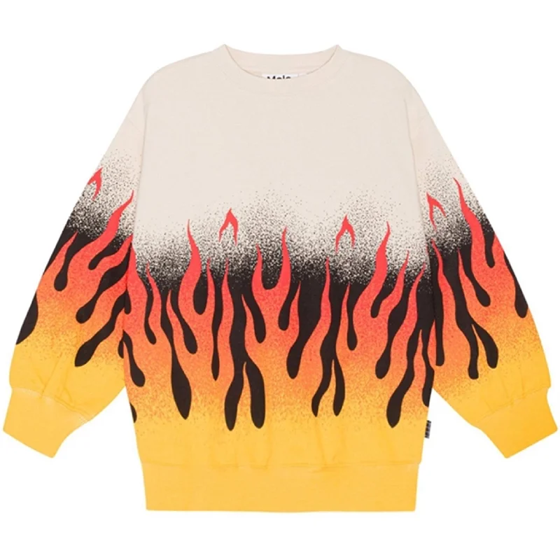 Everyday Comfort Wear Simple Comfort Look Molo On Fire Monti Sweatshirt