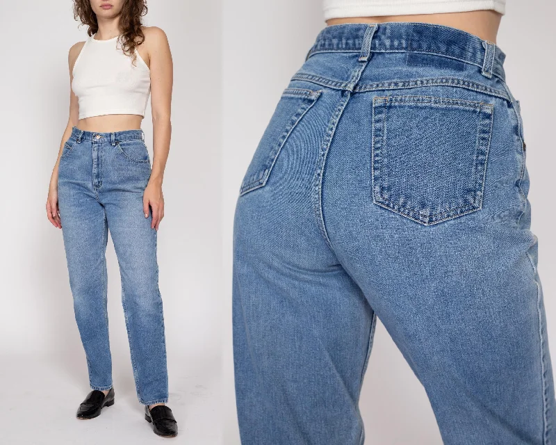 Cozy Fashion Trends Easy Style Medium 90s High Waisted Medium Wash Jeans 28"