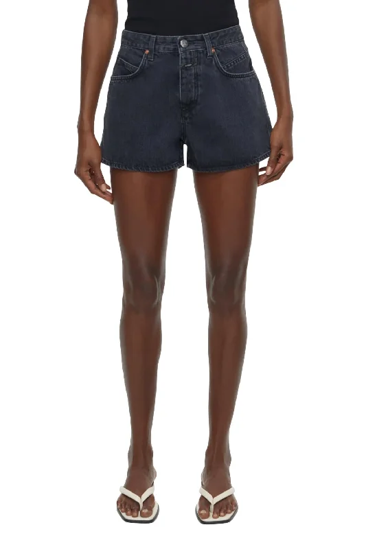 Chic Comforts Pieces Affordable Outfits Klaire Jean Short In Dark Grey