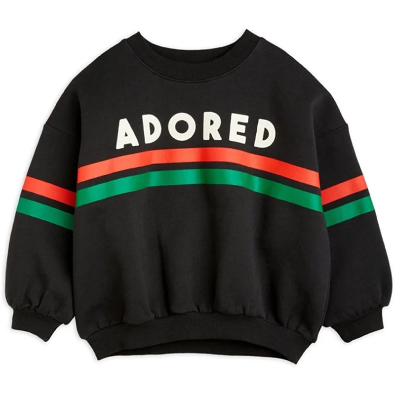 Trendy Comfortables Chic Essentials Mini Rodini Adored Sp Sweatshirt Black