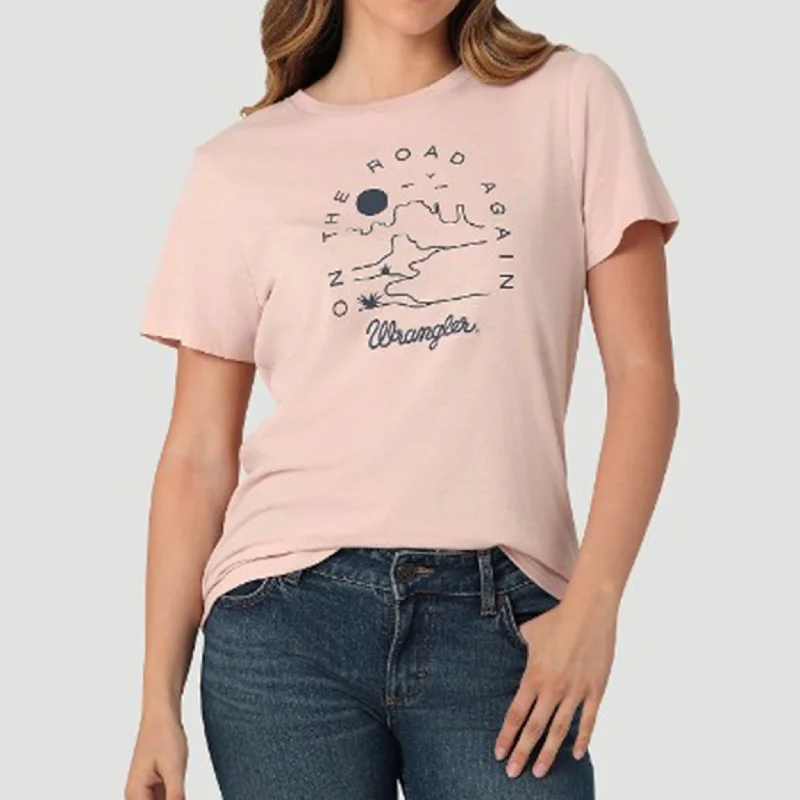 Effortless Layers Cool Layers Wrangler Women's Peach OTRA T-Shirt