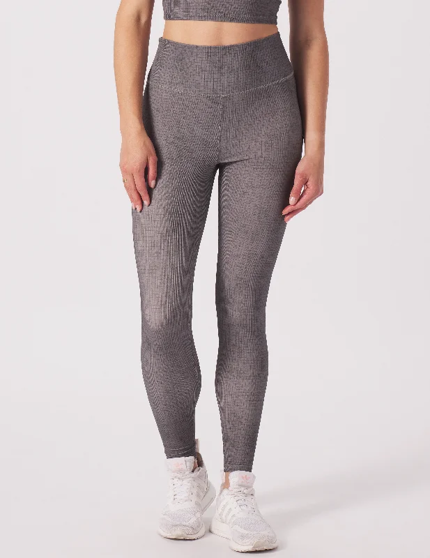Cozy Fabric Fits Casual Wardrobe Sultry Legging: Carbon Window Pane